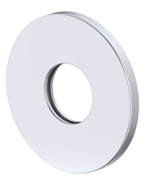 Ray 1 Spout Wall Plate (Only) Round 65mm Chrome [305098]