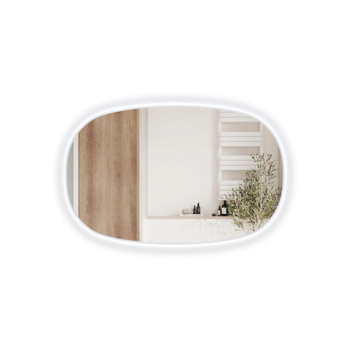 Valmont Horizontal LED Mirror 1100 x 700 x 30mm Matte White [320149]