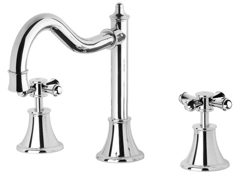 Nostalgia Basin Set Shepherds Crook 5Star Chrome Lead Free [318738]