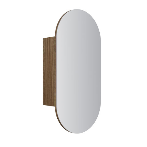 Beau Monde Oblong Shaving Cabinet 450 x 900 x 150m Harvest Oak [320347]