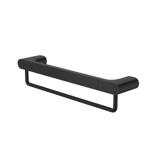 Urbane II Universal Rail 400 and Towel Rail Set Black [322494]