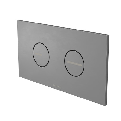 Invisi Series II Round Dual Flush Plate and Buttons (Plastic) Gunmetal [322113]