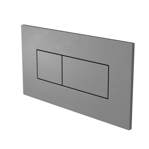 Invisi Series II Rectangle Dual Flush Plate and Buttons (Metal) Gunmetal [322111]