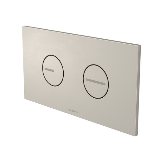Invisi Series II Round Dual Flush Plate and Buttons (Plastic) Brushed Nickel [322066]