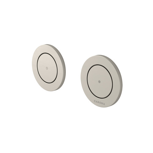 Invisi Series II Round Dual Flush Remote Buttons (Plastic) Brushed Nickel [322072]
