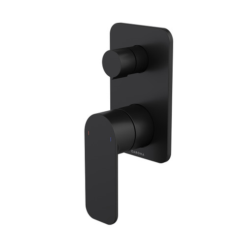 Luna II EasySwitch Bath or Shower Mixer with Diverter (Complete Kit) Black [326156]