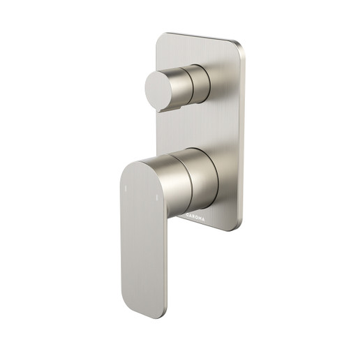 Luna II EasySwitch Bath or Shower Mixer with Diverter (Complete Kit) Brushed Nickel [326134]