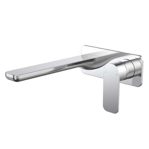 Luna II EasySwitch Wall Basin or Bath Mixer (Complete Kit) 220mm Chrome [326128]