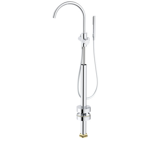 Liano II Freestanding Bath Filler with Hand Shower Chrome [323037]