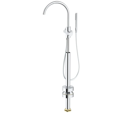 Liano II Freestanding Bath Filler with Hand Shower Chrome [323037]