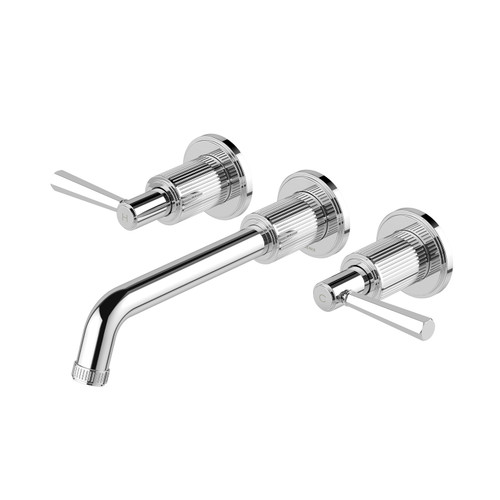 Wiltern Wall Basin or Bath Tap Set Chrome [321558]