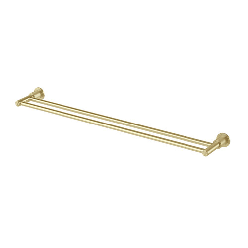 Wiltern Double Towel Rail 800mm Brushed Gold [321549]
