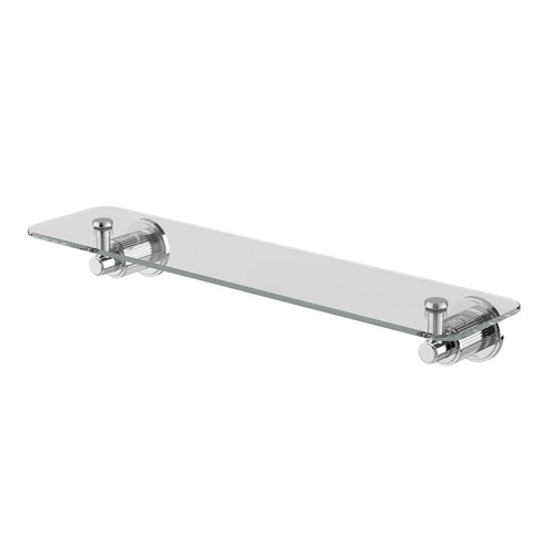 Wiltern Glass Shelf 450mm Chrome [321578]