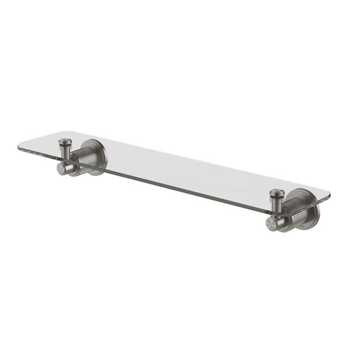 Wiltern Glass Shelf 450mm Brushed Carbon [321579]