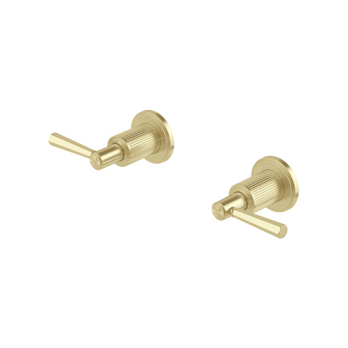 Wiltern Wall Top Assemblies with Extended Spindles 15mm Brushed Gold [321532]