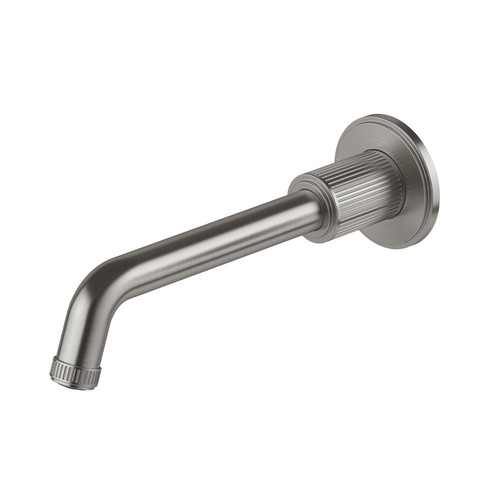 Wiltern Wall Basin or Bath Outlet Brushed Carbon [321502]