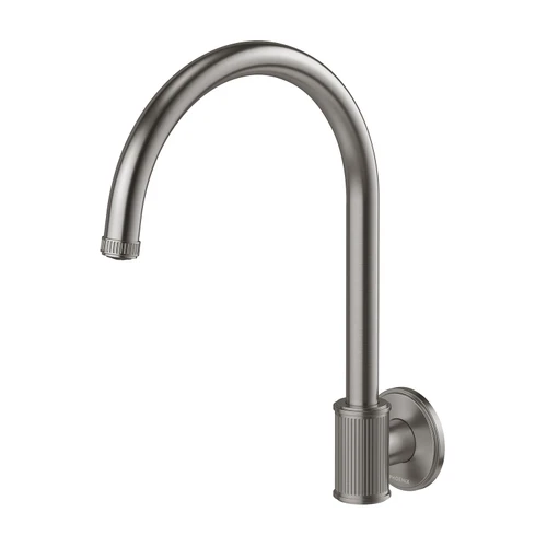 Wiltern Wall Sink Outlet Brushed Carbon [321519]