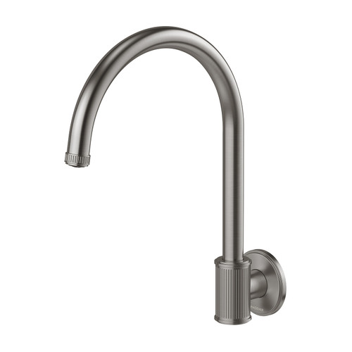 Wiltern Wall Sink Outlet Brushed Carbon [321519]