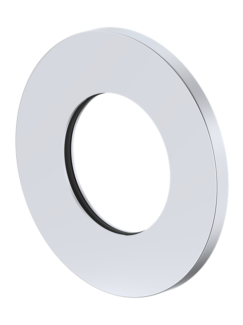 Ray 1 Wall Mixer Wall Plate (Only) Round 80mm Chrome [314825]