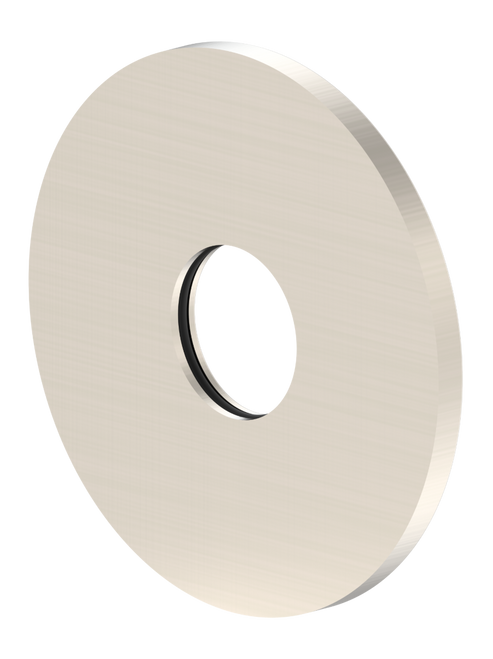 Ray 1 Spout Wall Plate (Only) Round 80mm Brushed Nickel [314833]