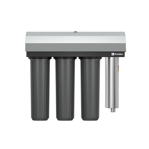 Triple-Stage Filtration and UV All-In-One Unit With Ballast Enclosure 20 Inch [314241]