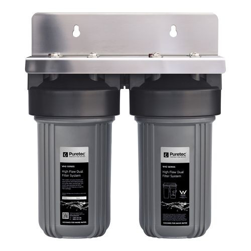 High Flow Whole House Dual Water Filter System 10In 30Lpm Lead Free [319756]