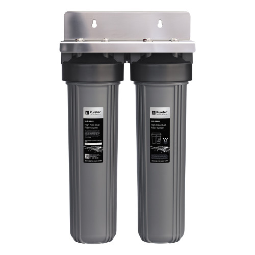 High Flow Whole House Dual Water Filter System 20In 60Lpm Lead Free [319758]