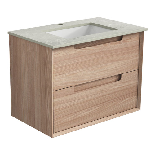 Ainsley Finger Pull Cabinet 750 x 460 x 560mm with Crystal Ceramic Top [300752]