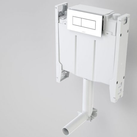 Invisi Series II in-Wall Cistern and Bracket White Pans Dual Flush 4Star [136112]