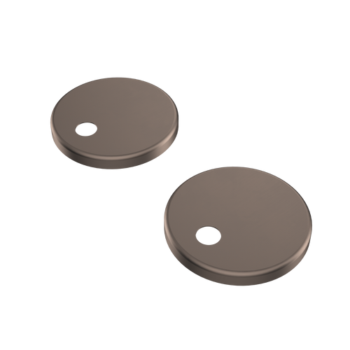 Contura II Toilet Seat Hinge Caps Brushed Bronze [299287]
