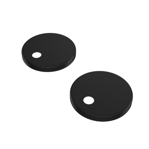 Urbane II Toilet Seat Hinge Caps Matte Black [200813]