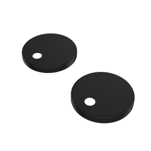 Urbane II Toilet Seat Hinge Caps Matte Black [200813]