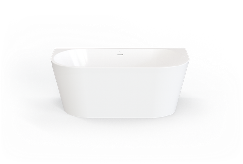 Naples Back-to-Wall Bath with Overflow 1500 mm [318306]