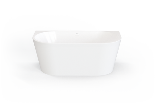 Naples Back-to-Wall Bath with Overflow 1500 mm [318306]