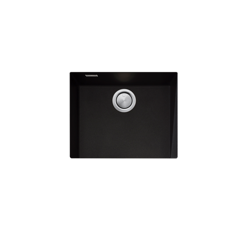 Santorini Large Bowl Undermount Sink Black [321821]
