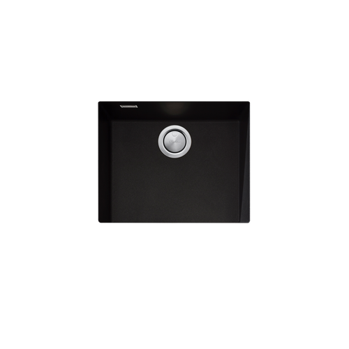Santorini Large Bowl Undermount Sink Black [321821]