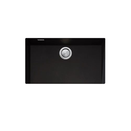 Santorini Black Mega Bowl Undermount Sink Black [321827]