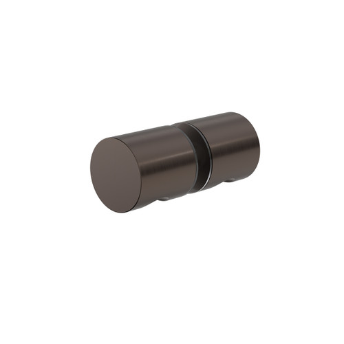 Shower Door Handle Round Brushed Bronze [327271]