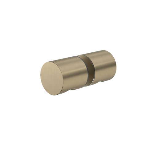 Shower Door Handle Round Brushed Brass [327274]