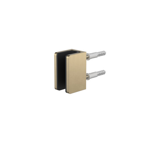 Shower Glass U Bracket Brushed Brass [327294]