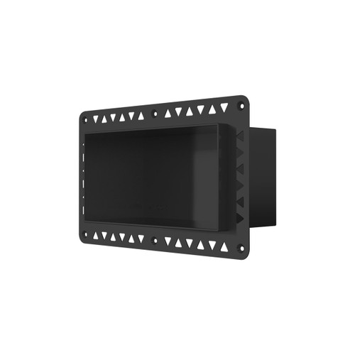 Foot Anook Shower Niche 200 x 100 x 90mm Matte Black [314298]