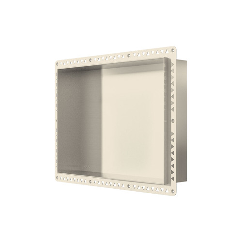 Anook Shower Niche 400 x 300 x 90mm Brushed Nickel [314296]
