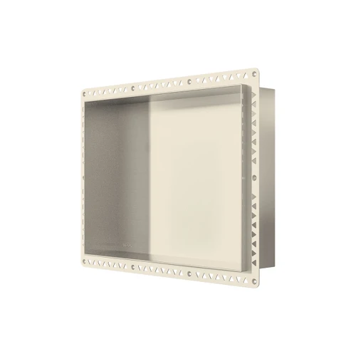 Anook Shower Niche 400 x 300 x 90mm Brushed Nickel [314296]