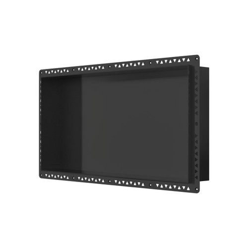 Anook Shower Niche 600 x 300 x 90mm Matte Black [314306]
