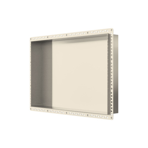 Anook Shower Niche 600 x 400 x 90mm Brushed Nickel [314304]
