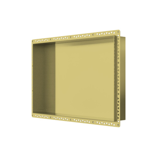 Anook Shower Niche 600 x 400 x 90mm Brushed Gold [314300]