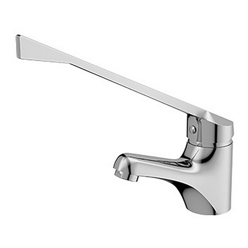 Classic Care Basin Mixer Extended Handle 4Star Chrome Lead Free [321366]