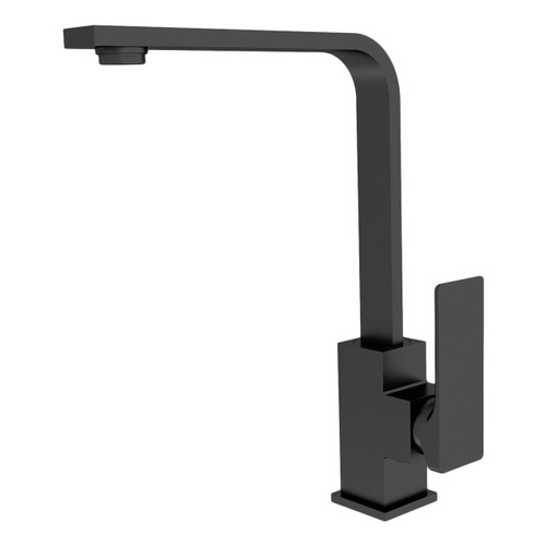 Celia Sink Mixer (Curved Spout) 4Star Matte Black Lead Free [321306]