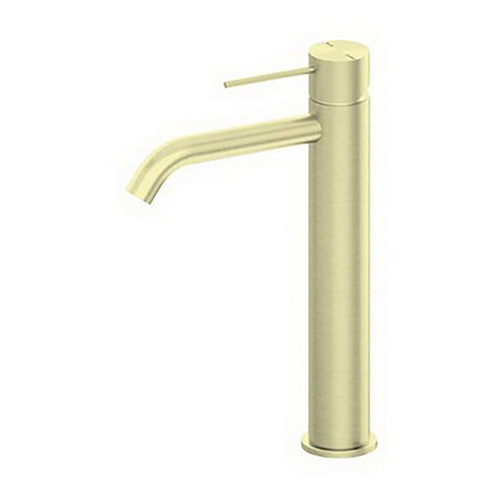 Mecca Tall Basin Mixer 5Star Brushed Gold Lead Free [321316]