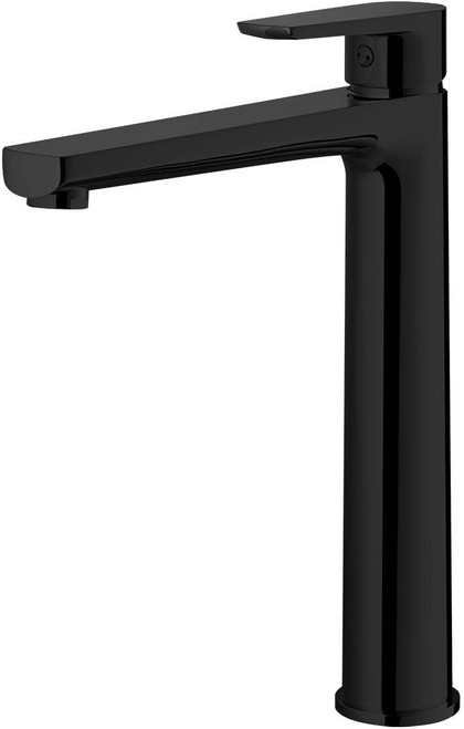 Argan Tower Vessel Basin Mixer 5Star Matte Black Lead Free [327256]